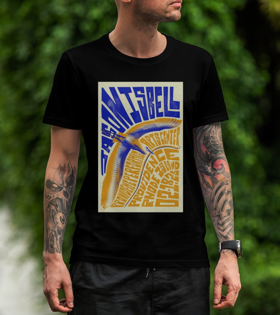 Jason Isbell Providence Performing Arts Center Rhode Island February 18 2025 Seagull Design T-Shirt