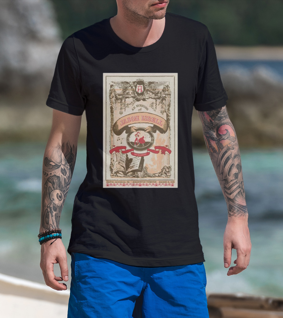 An Evening With Jason Isbell March 15 2025 Arlington Theatre Santa Barbara CA Live In Concert T-Shirt