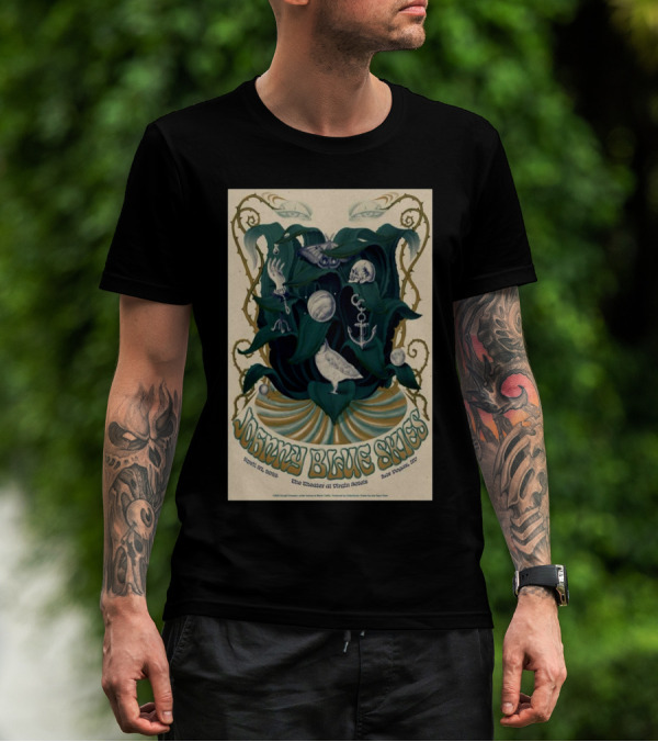 Johnny Blue Skies The Theater At Virgin Hotels Las Vegas April 27 2025 Art With Surreal Imagery T-Shirt