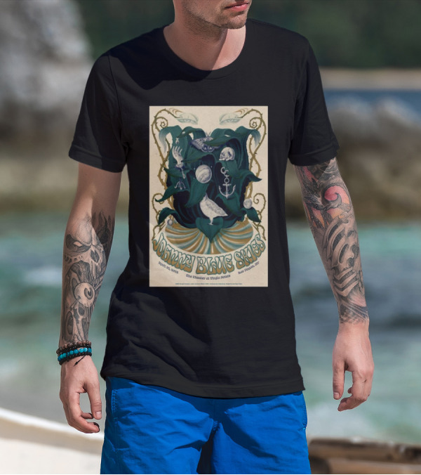 Johnny Blue Skies The Theater At Virgin Hotels Las Vegas April 27 2025 Art With Surreal Imagery T-Shirt