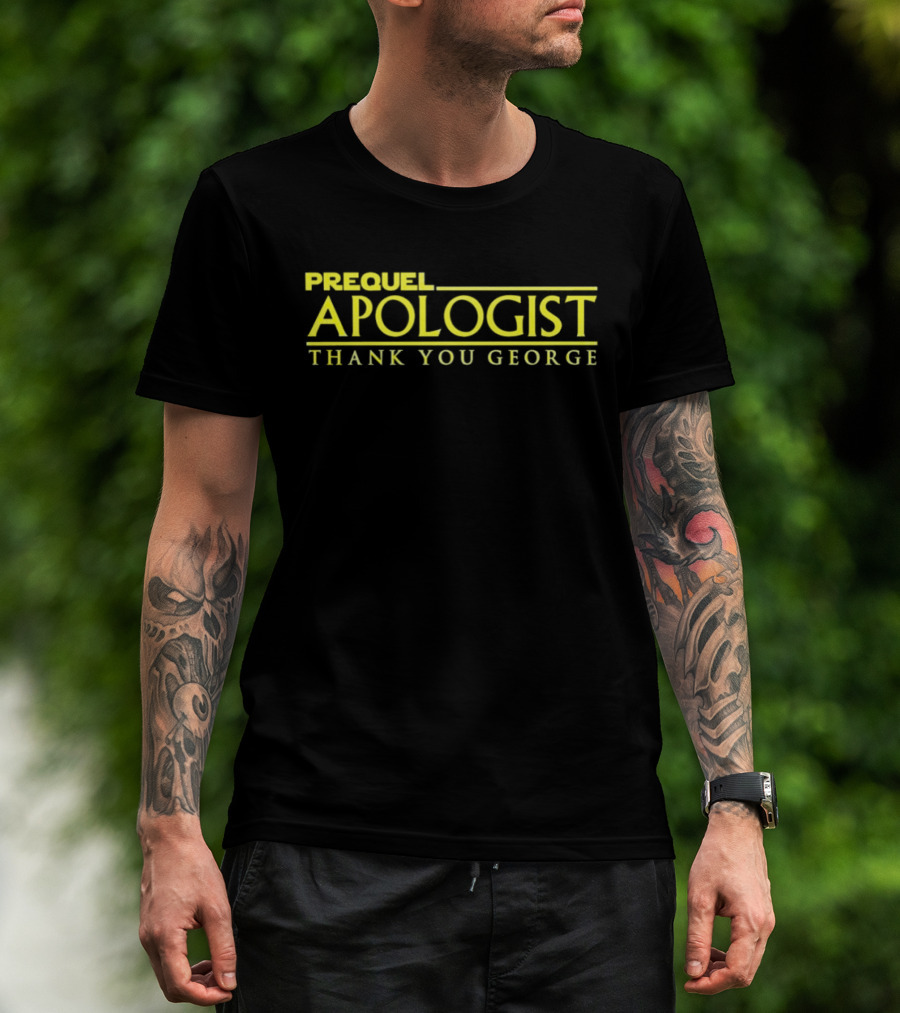 Prequel Apologist Thank You George Star Saga Tribute Fan Apparel T-Shirt
