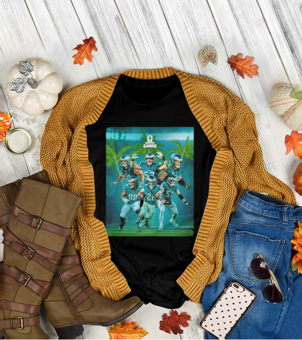 Pro Bowl Games Philadelphia Eagles Six Players T-Shirt