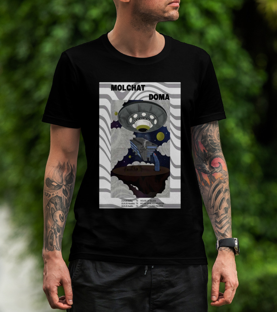 Molchat Doma House Of Blues Dallas Houston Austin January Tour T-Shirt