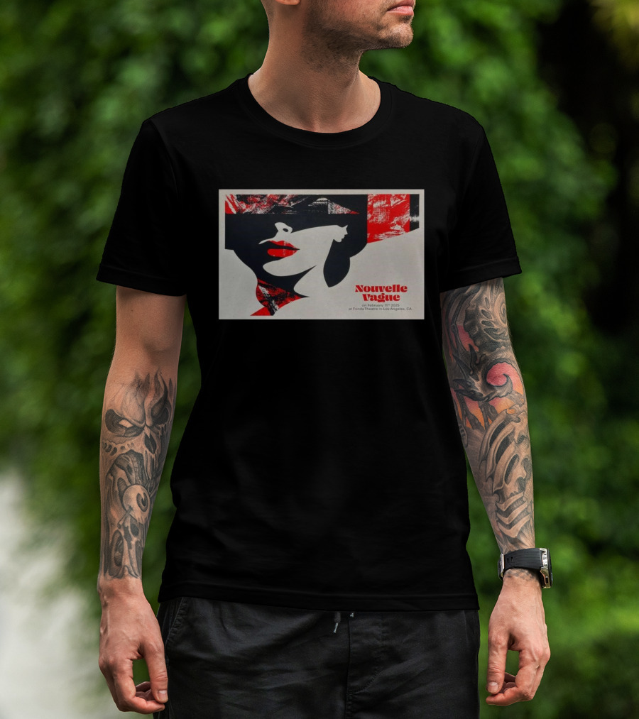 Nouvelle Vague February 11 2025 Fonda Theatre Los Angeles CA Concert T-Shirt