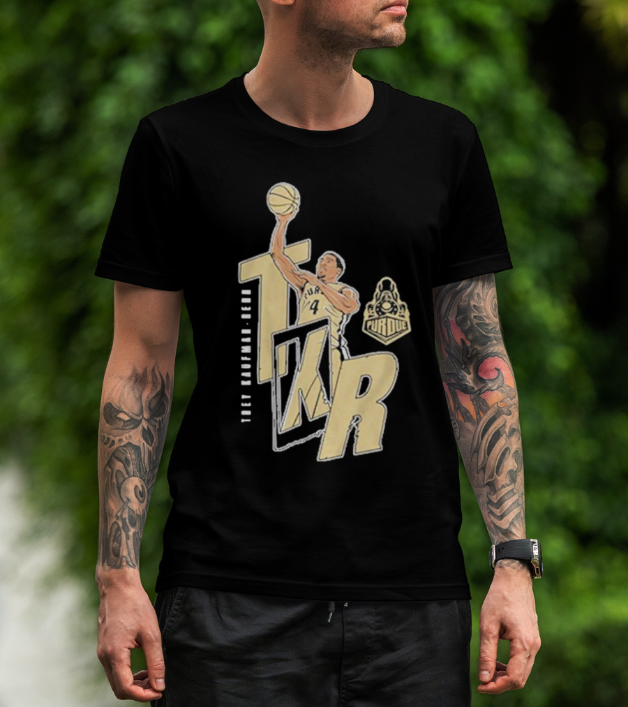 Purdue Basketball Trey Kaufman-Renn TKR Iconic Dunk T-Shirt