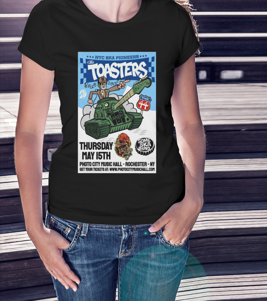NYC Ska Pioneers The Toasters Tour 44 Photo City Music Hall Rochester NY Thursday May 15th T-Shirt