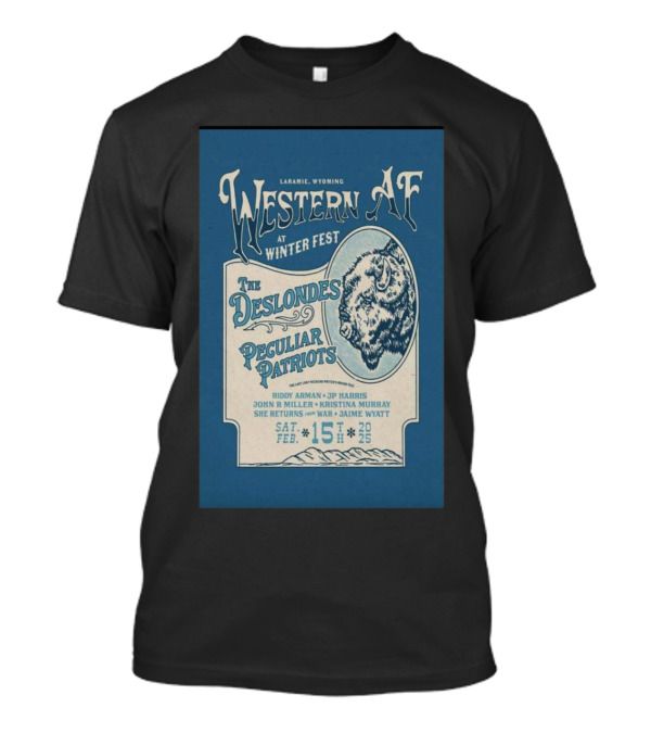 Riddy Arman February 15 2025 Riddy Arman Western AF At Winter Fest Laramie WY T-Shirt