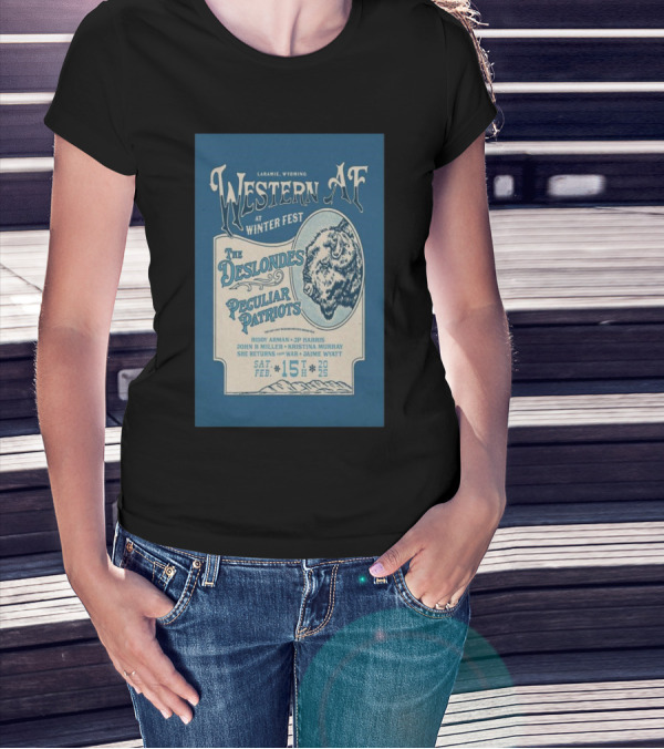 Riddy Arman February 15 2025 Riddy Arman Western AF At Winter Fest Laramie WY T-Shirt