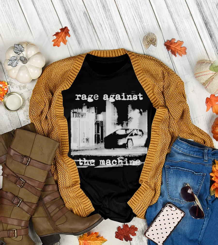 Rage Against The Machine Car Explosion Outside Building T-Shirt