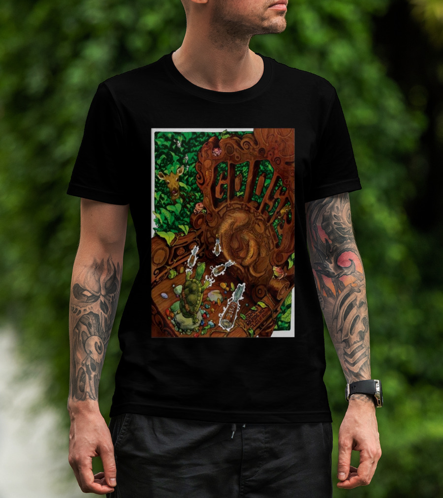 Goose Tour February 15 2025 Grand Rapids MI GLC Live At 20 Monroe Colorful Tortoise And Forest Scene T-Shirt