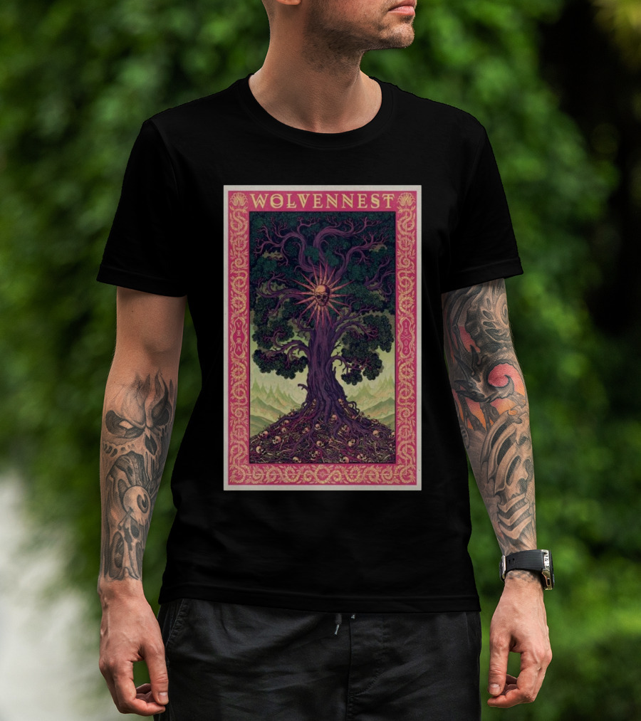 Wolvennest Vera Groningen February 15 2025 Skull Tree Artwork T-Shirt