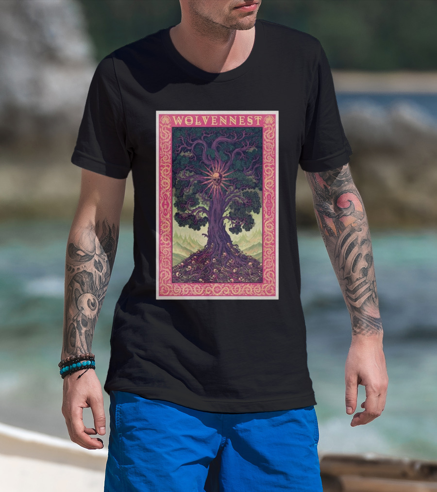 Wolvennest Vera Groningen February 15 2025 Skull Tree Artwork T-Shirt