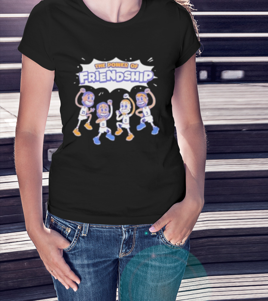 The Power Of Friendship New York Knicks Basketball Characters T-Shirt