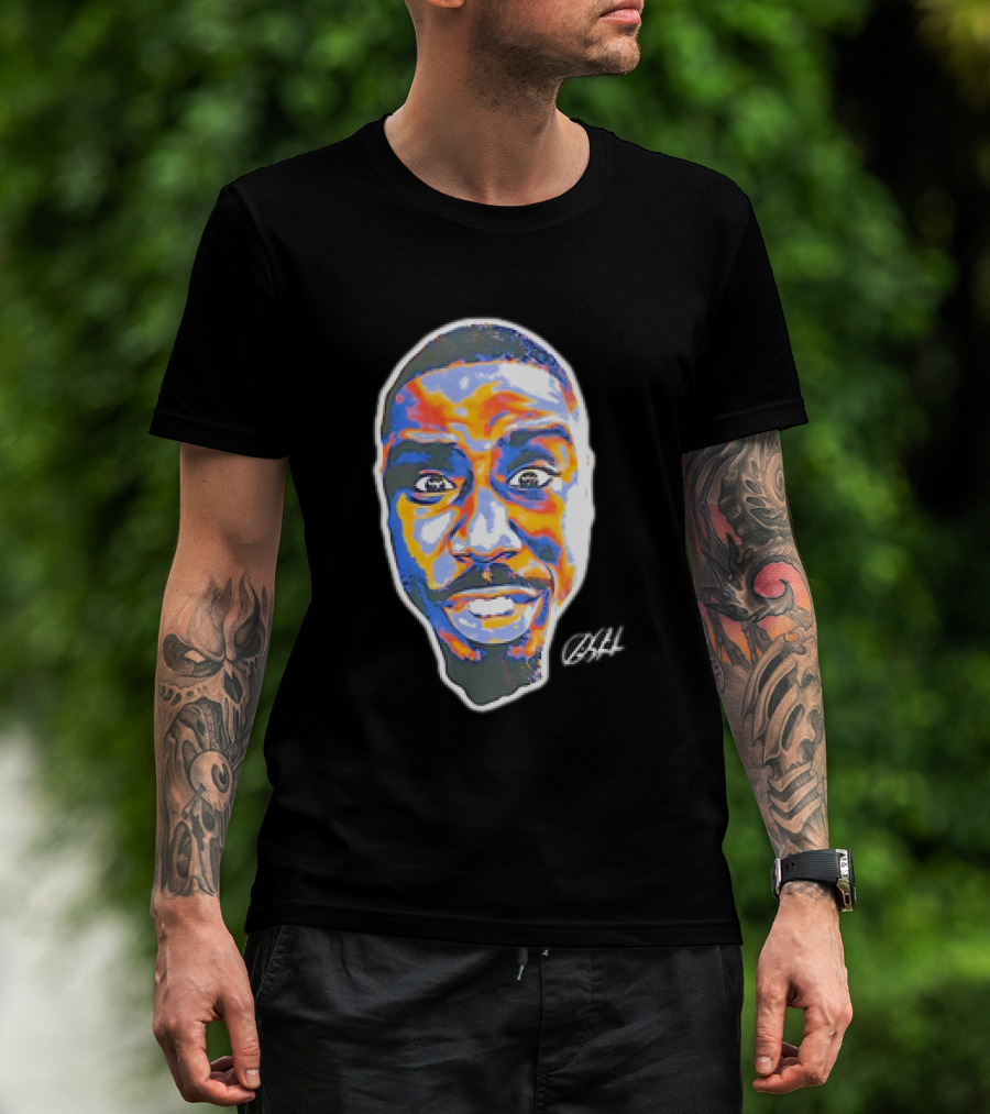 Premi Sterlin Vibrant Expression Face Art T-Shirt