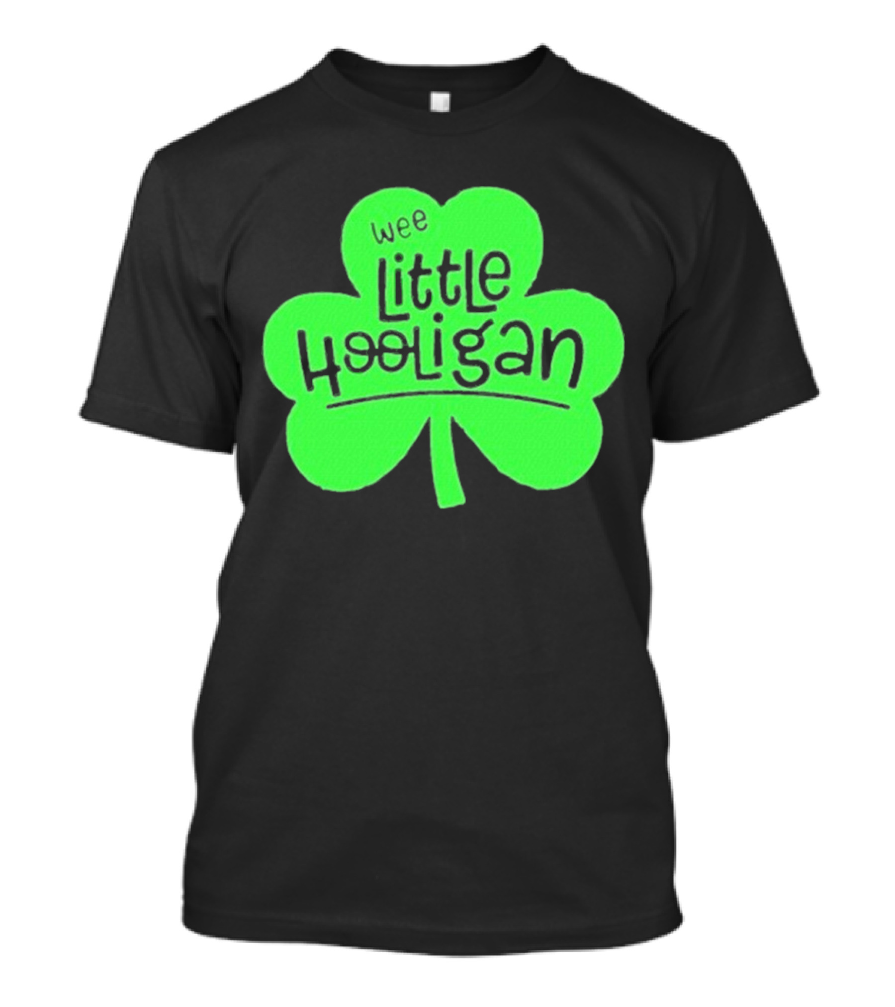 Wee Little Hooligan St Patricks Day Shamrock T-Shirt