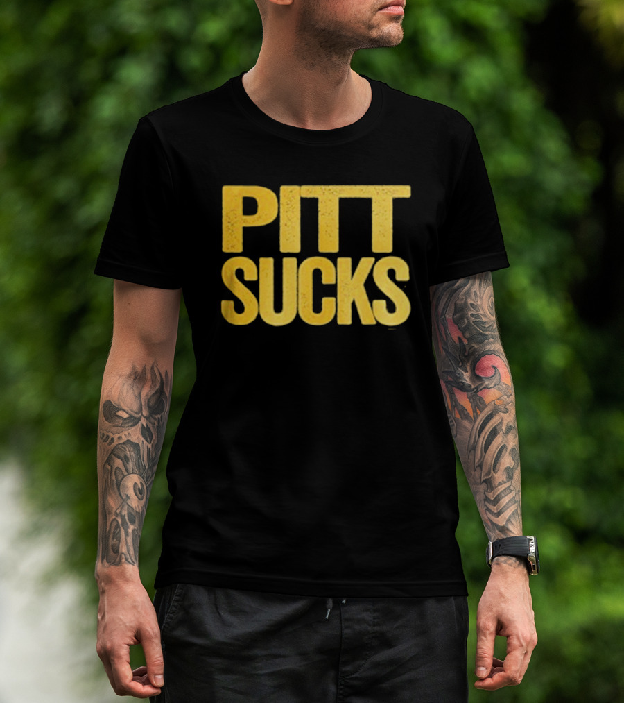 West Virginia Mountaineers Pitt Sucks T-Shirt