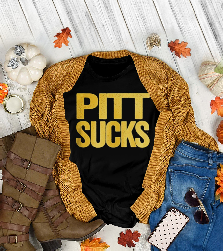 West Virginia Mountaineers Pitt Sucks T-Shirt