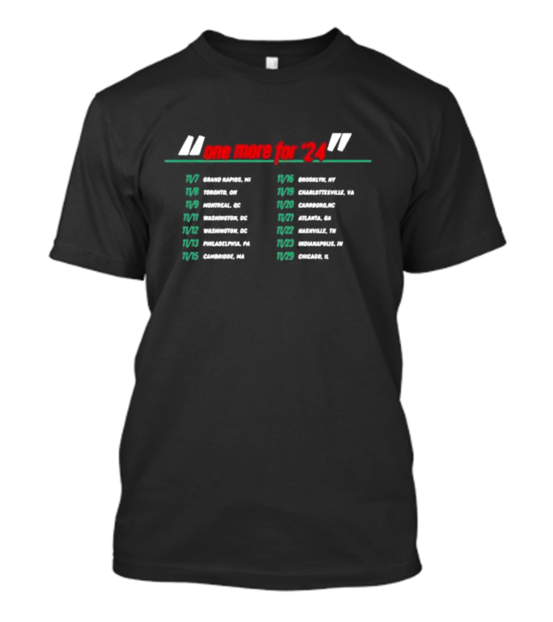 Ratboys One More For ’24 North American Tour Dates 2023-2024 T-Shirt