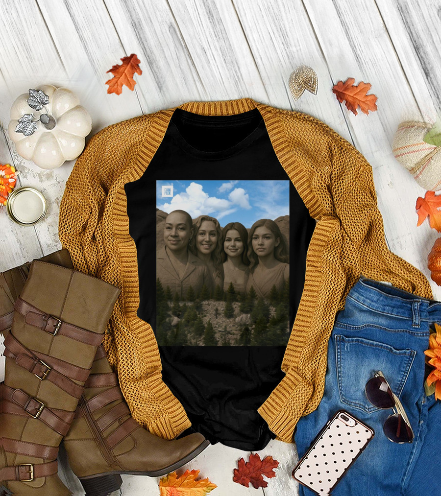 Raven-Symone Miley Cyrus Selena Gomez Zendaya Disney Channel Mount Rushmore 2025 Complex T-Shirt