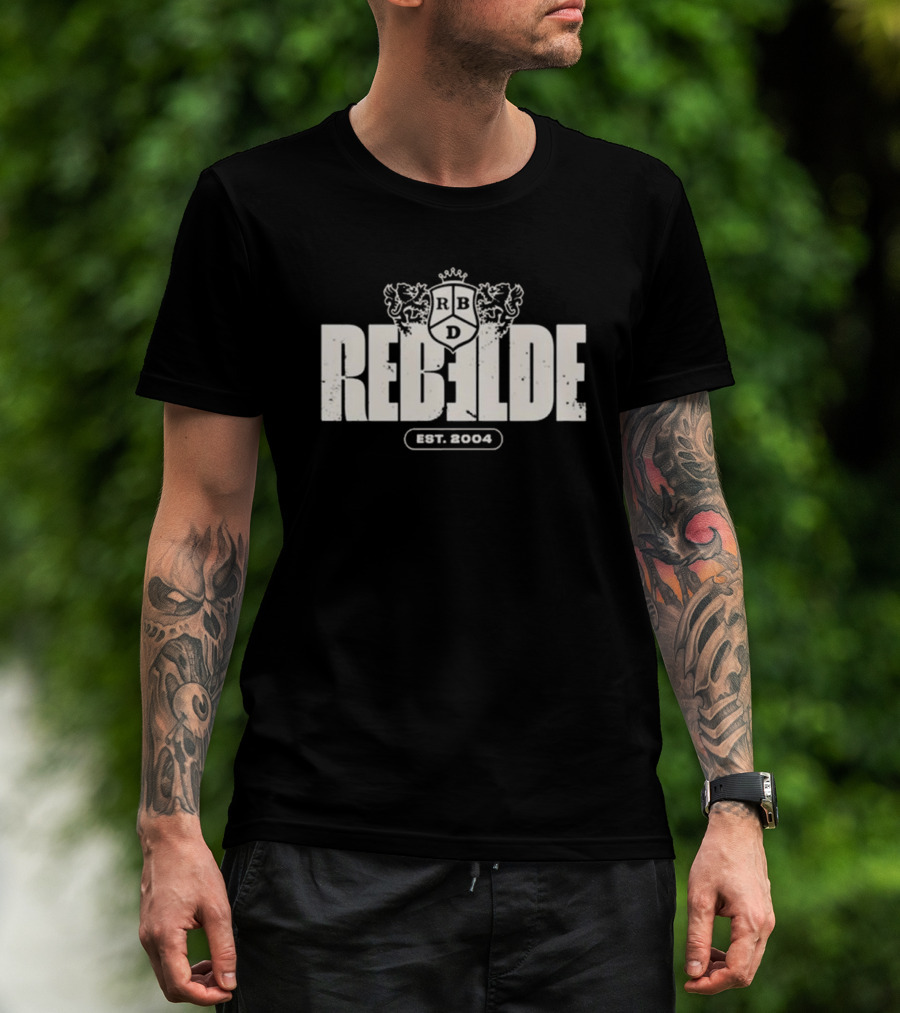 Rebelde RBD Emblem Est 2004 Crest Logo T-Shirt