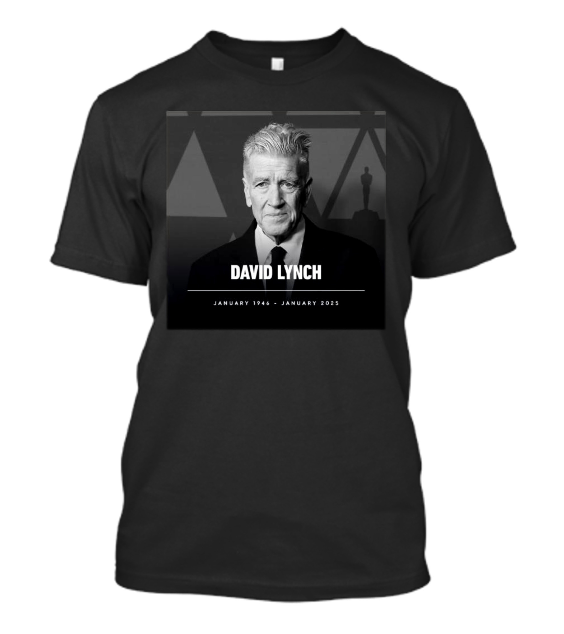 David Lynch January 1946 January 2025 Black And White Portrait T-Shirt