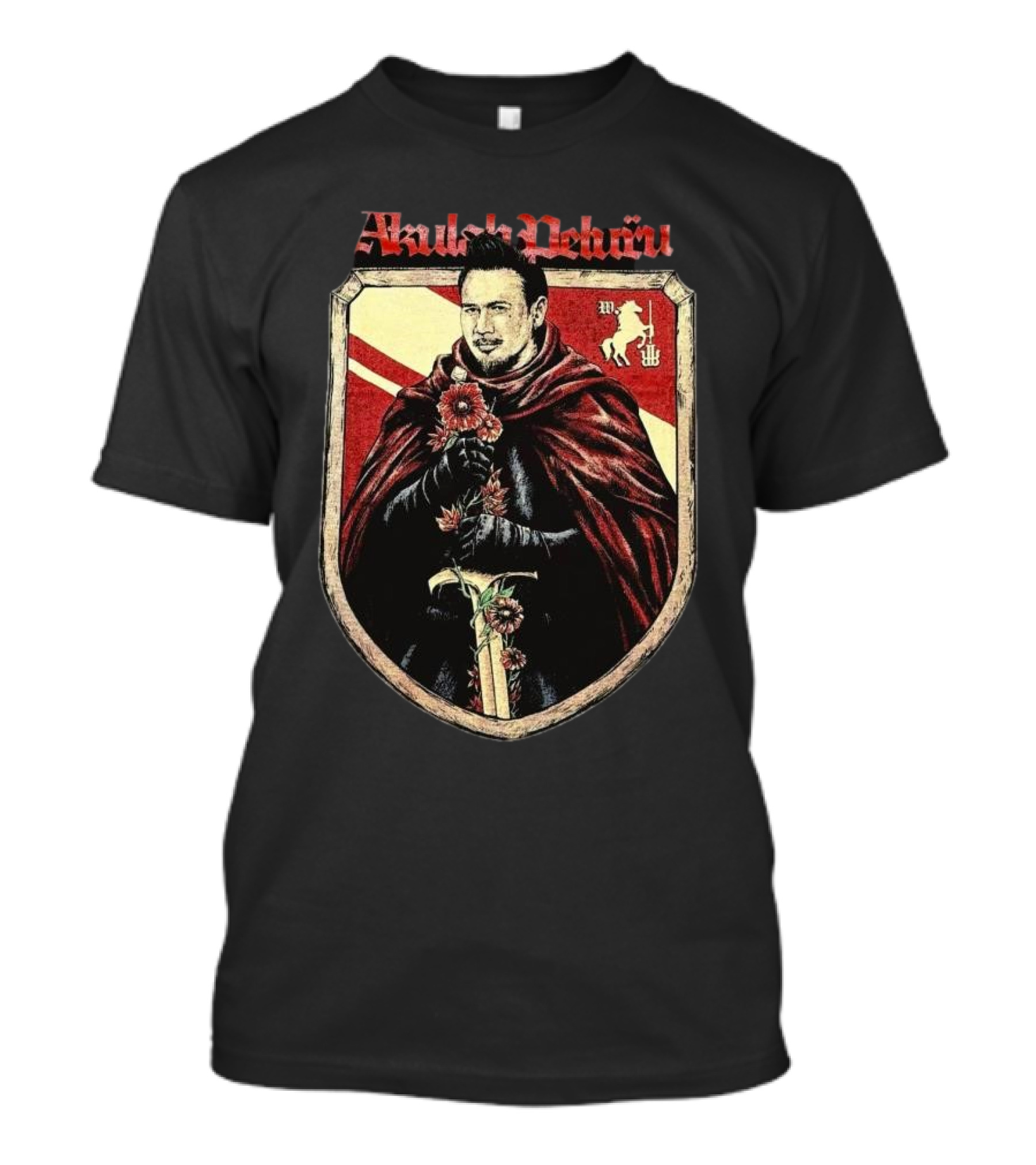 Rebellion Rose X Jrd Sid Akulah Peluru 2025 Knight Rose Emblem T-Shirt