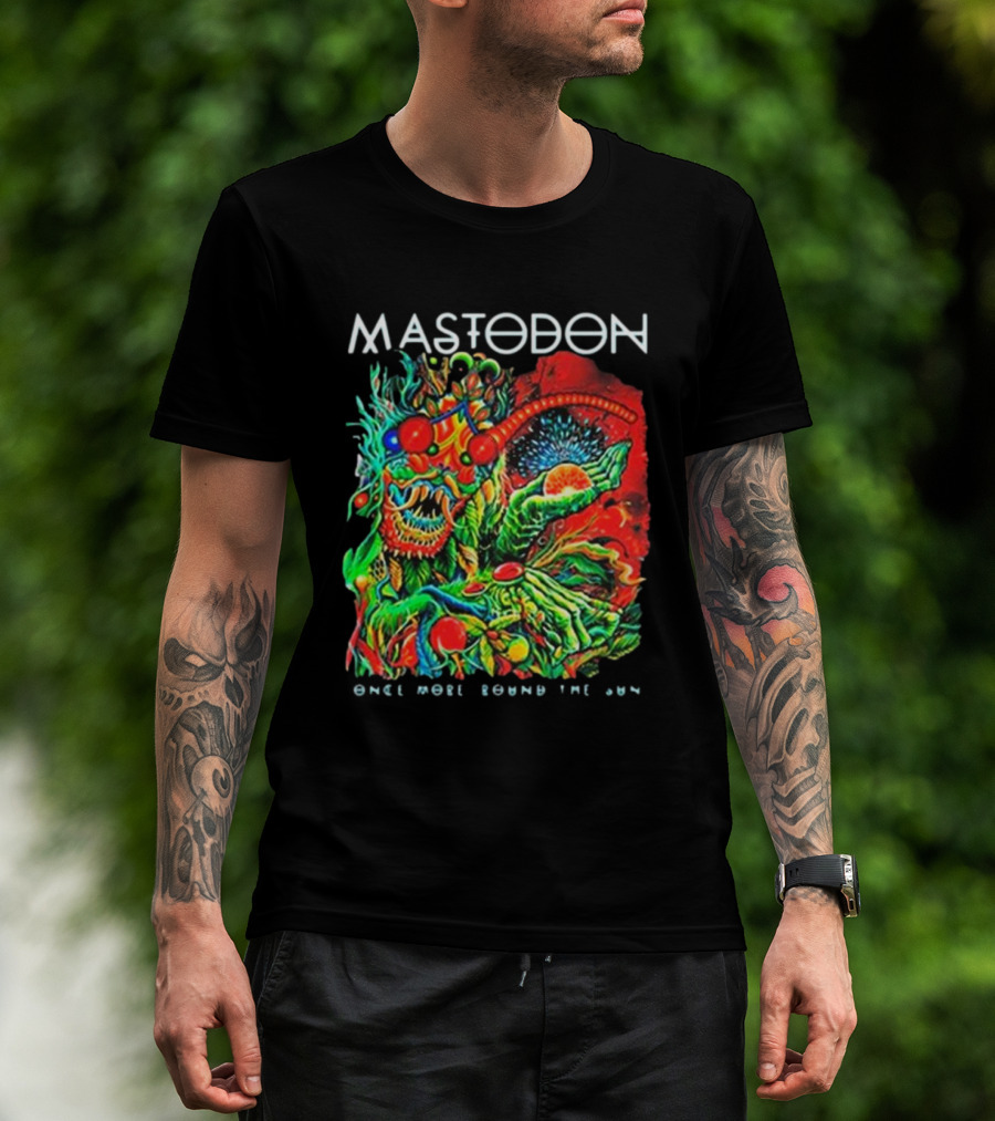 Mastodon Once More Round The Sun Psychedelic Artwork T-Shirt