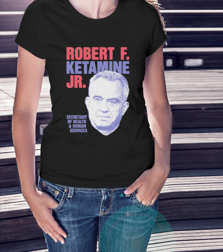 Robert F. Ketamine Jr. Secretary Of Health And Human Services Retro Portrait T-Shirt