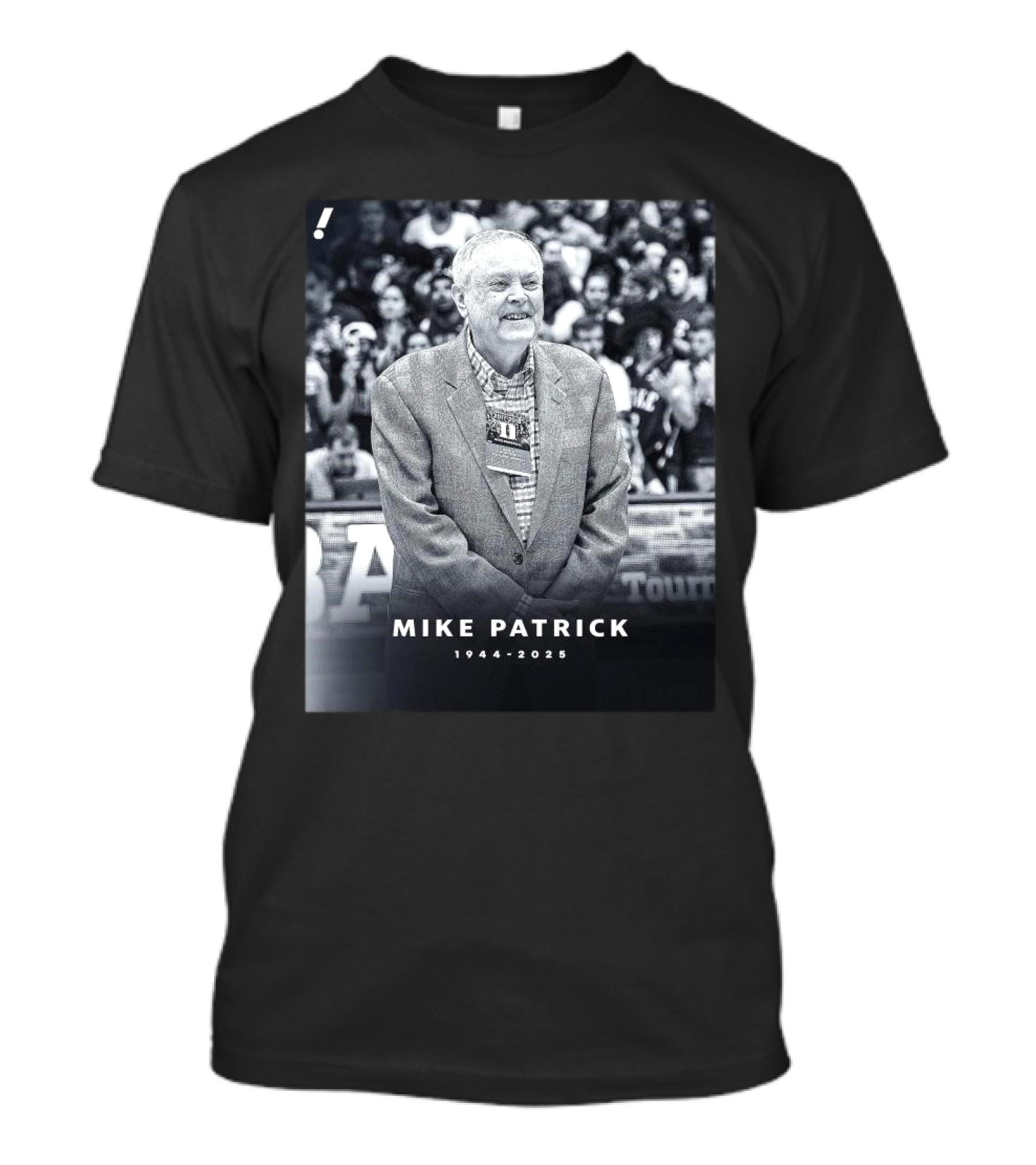 Mike Patrick 1944-2025 NFL Sunday Night Football Voice T-Shirt