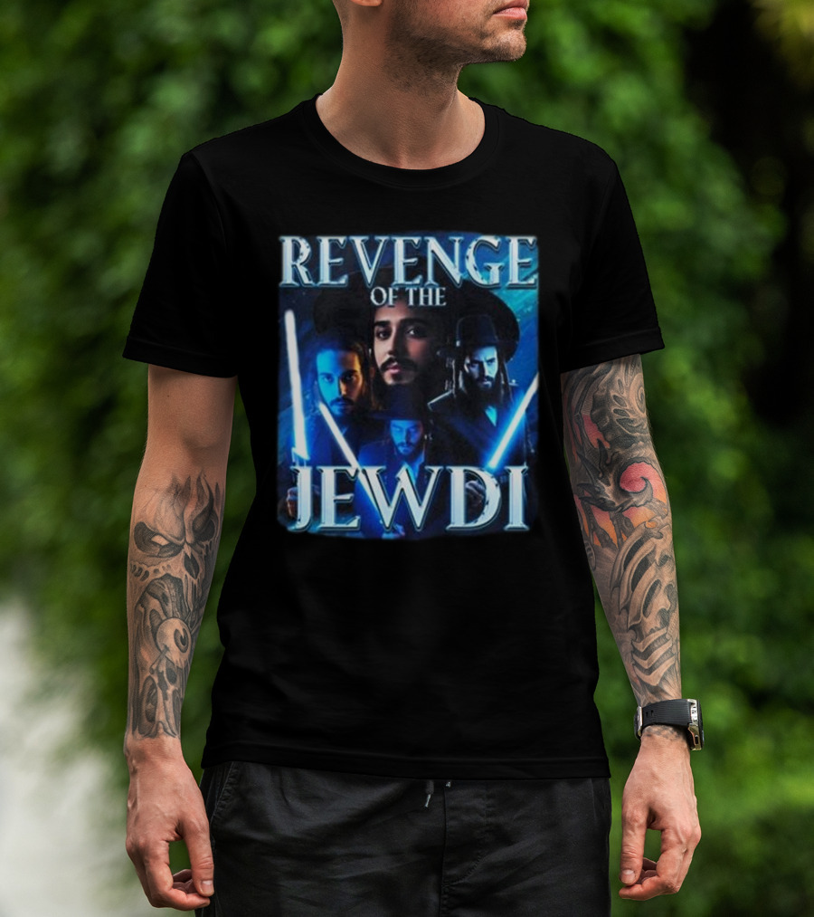 Revenge Of The Jewdi Lightsabers And Characters T-Shirt