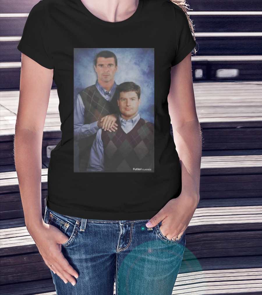 Roy Keane Denis Irwin Futbol Classics T-Shirt