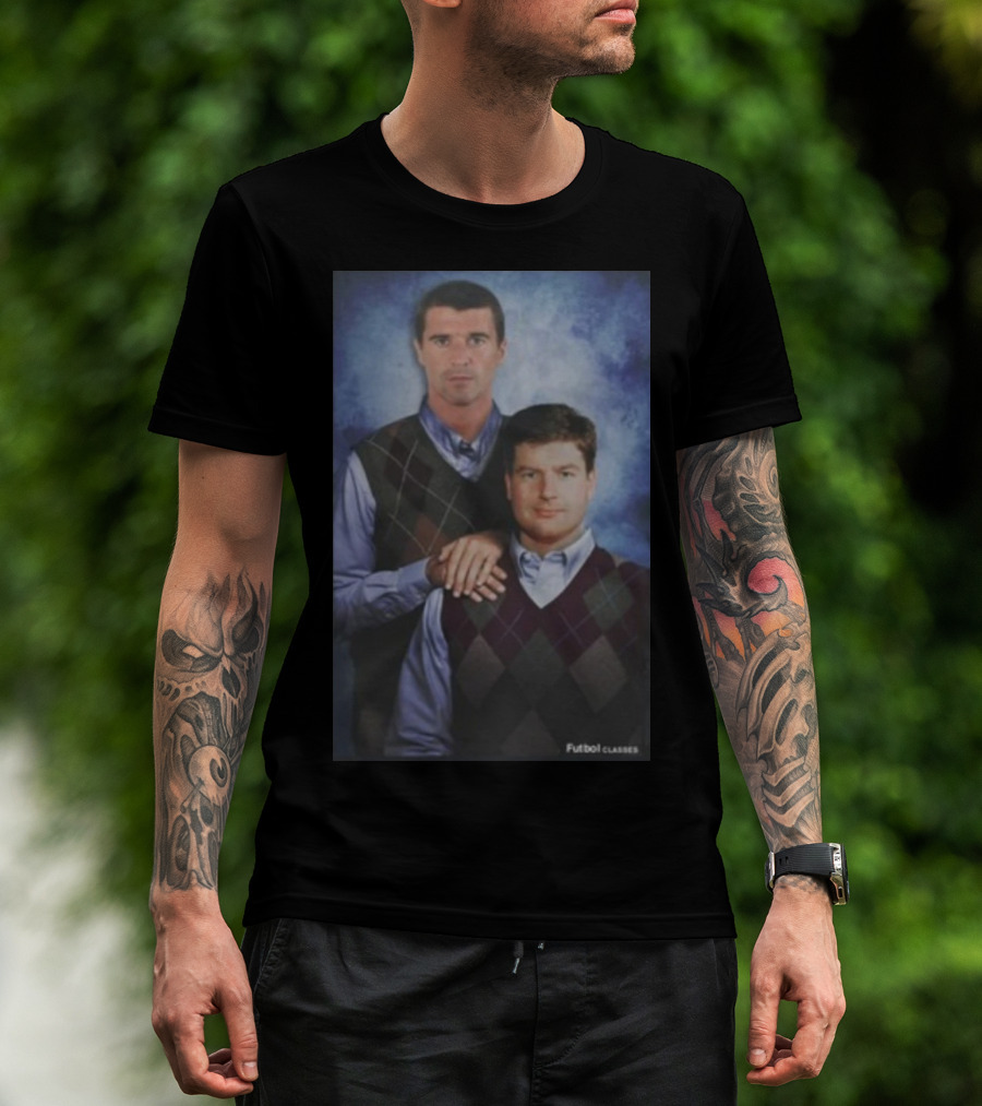 Roy Keane Denis Irwin Futbol Classics T-Shirt