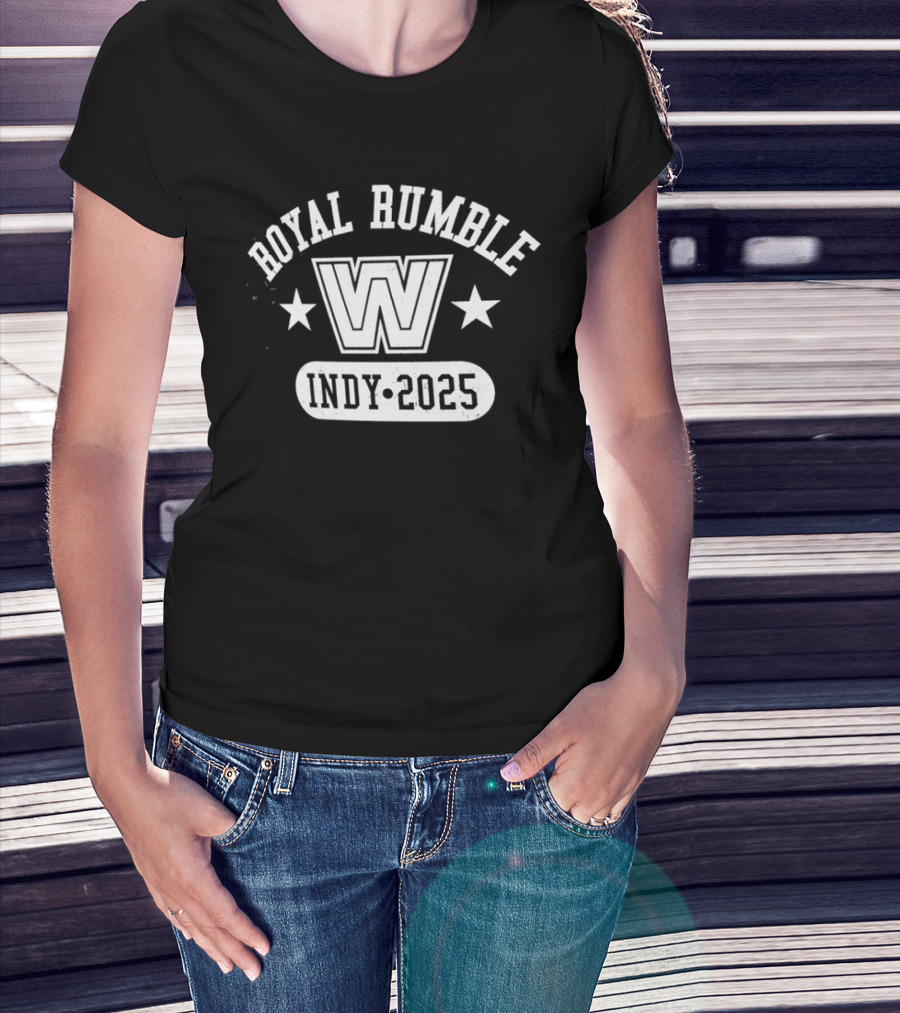 Royal Rumble Indy 2025 WWE Event Stars T-Shirt