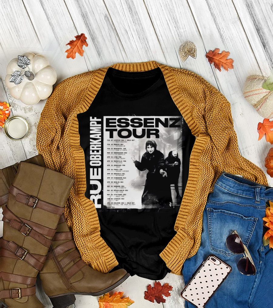Rue Oberkampf Essenz Tour 2025 Concert Dates and Locations T-Shirt