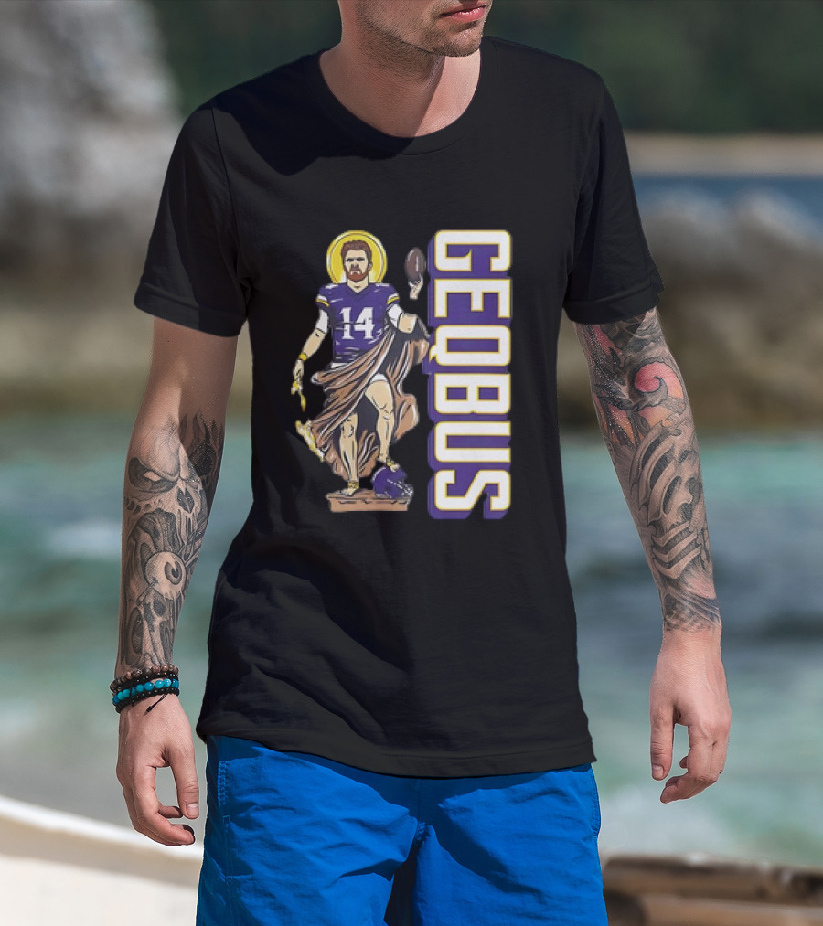 Sam Darnold GEQBUS 14 Minnesota Vikings T-Shirt