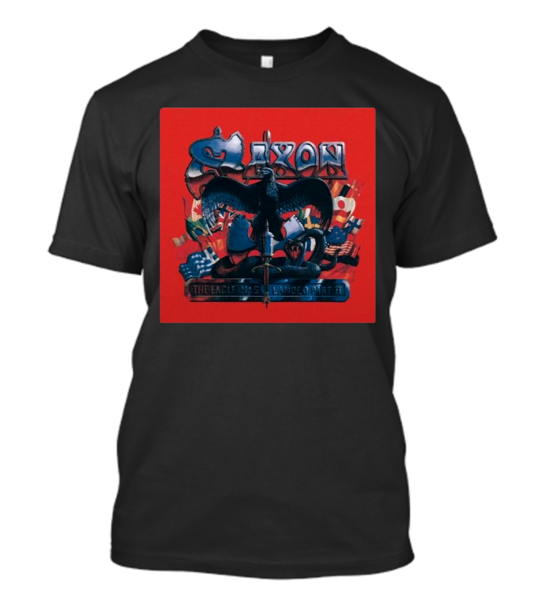 Saxon The Eagle Has Landed Part II Tour 2025 T-Shirt