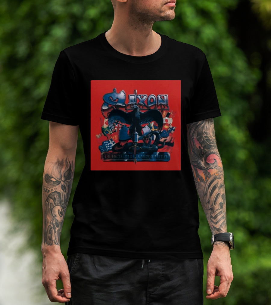 Saxon The Eagle Has Landed Part II Tour 2025 T-Shirt