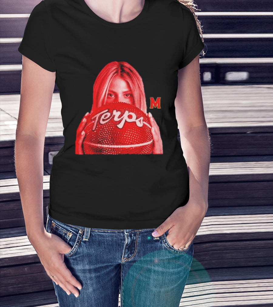 Saylor Poffenbarger Terps Basketball Maryland M T-Shirt