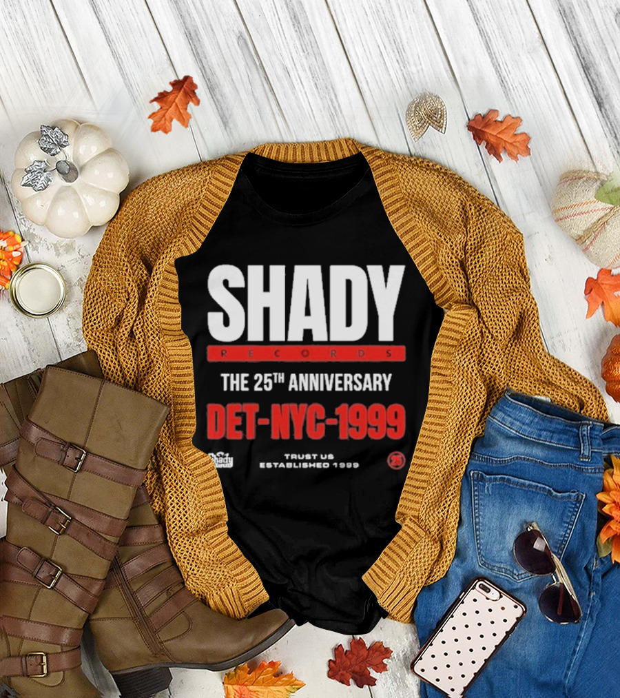 Shady Records 25th Anniversary DET NYC 1999 Trust Us Established 1996 T-Shirt