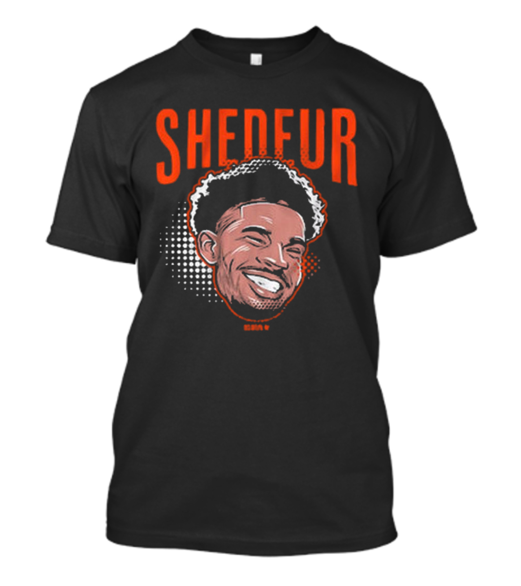 Shedeur Sanders Swag Head Smile Bold Text T-Shirt