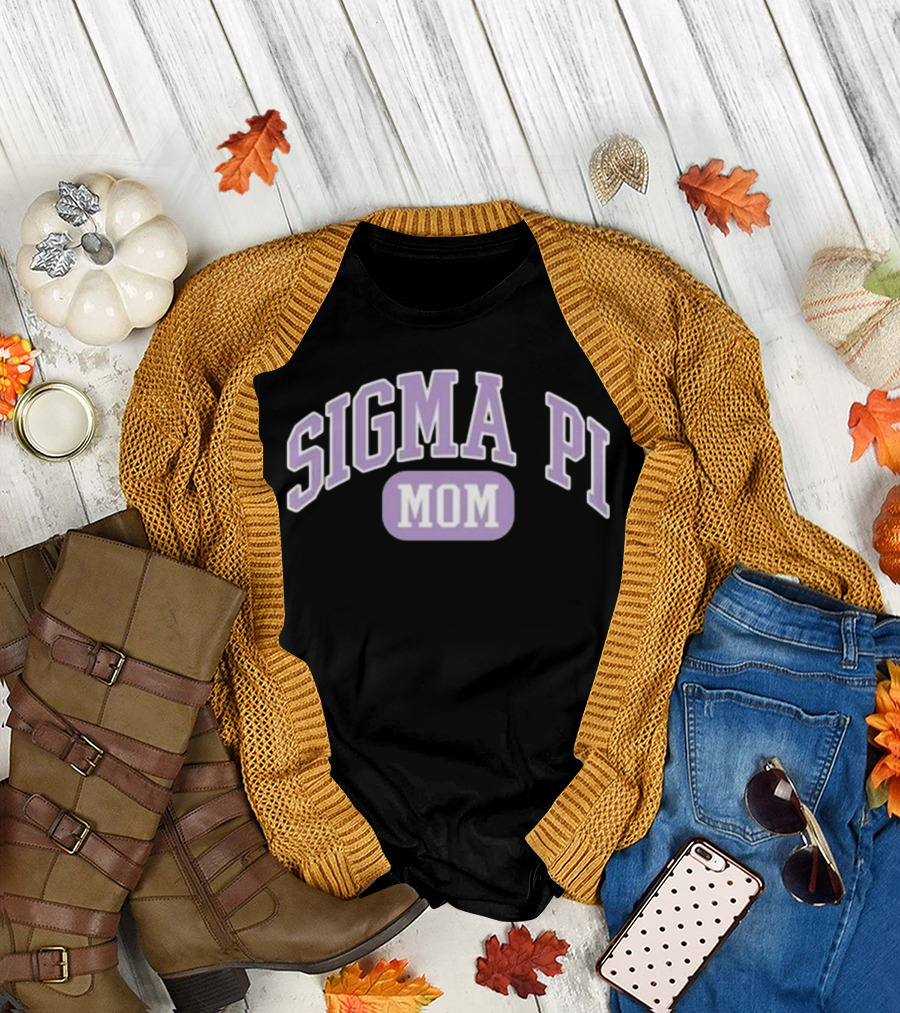 Sigma Pi Mom Collegiate Greek Letters T-Shirt