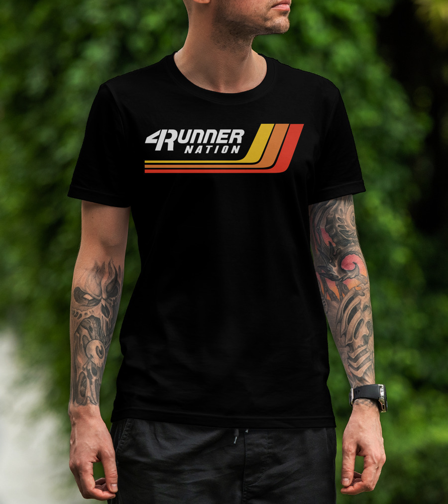 4Runner Nation Vintage Racing Stripes Premium T-Shirt