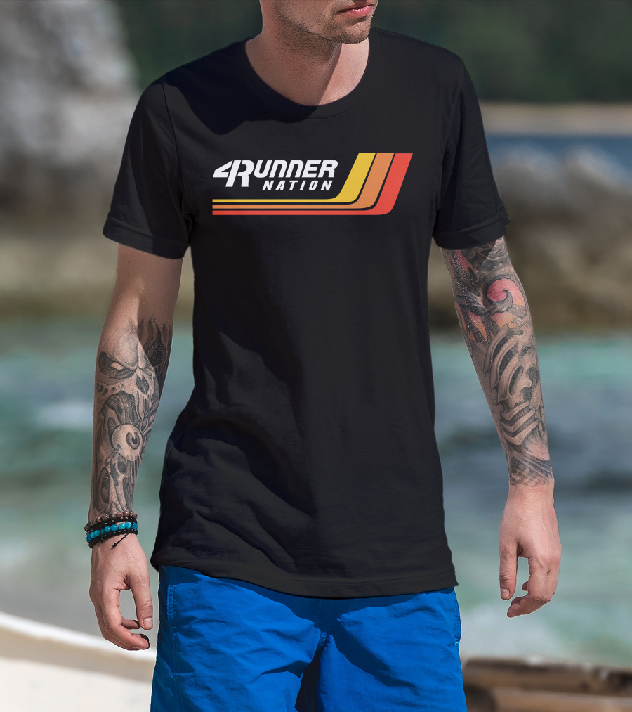4Runner Nation Vintage Racing Stripes Premium T-Shirt