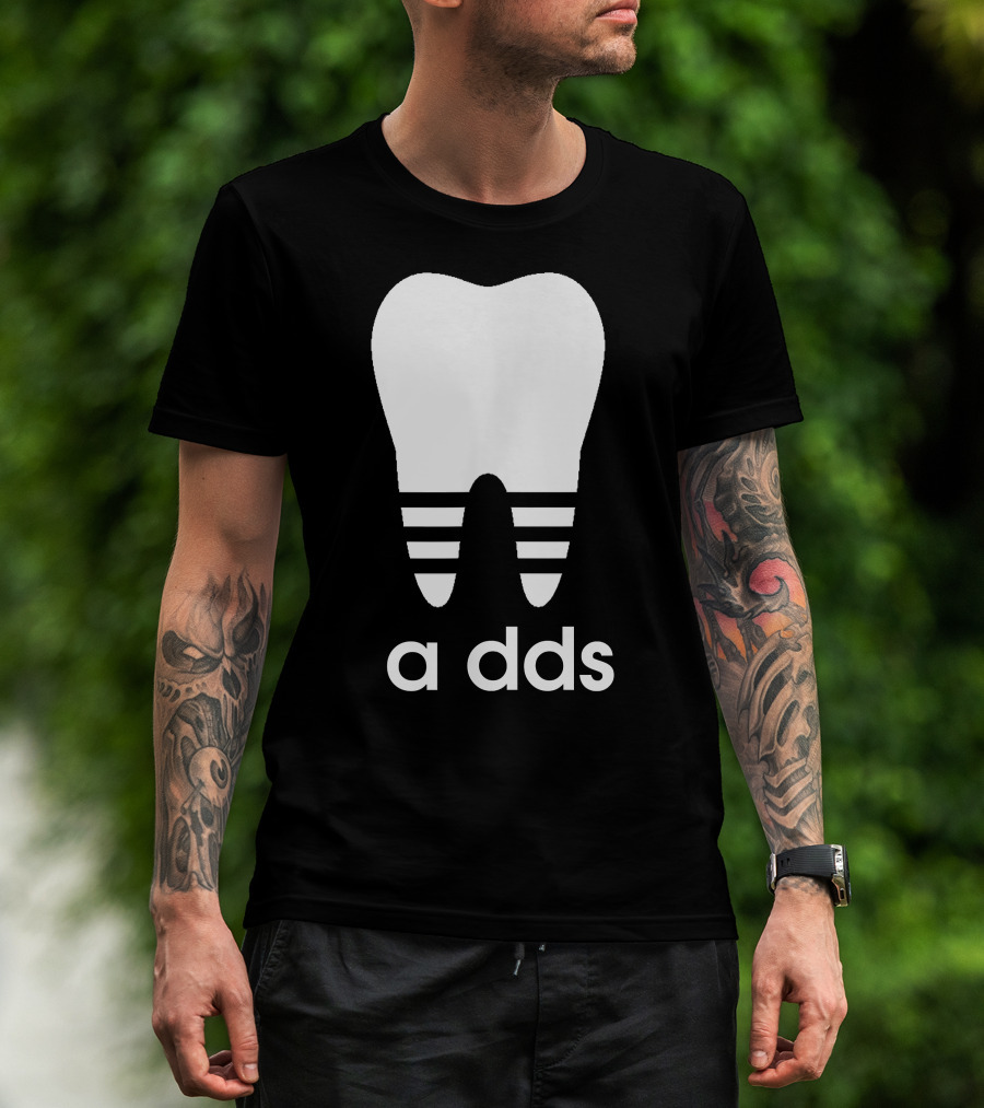 A DDS Funny Dentist Dental Student Humor Graduation Gift Tooth T-Shirt