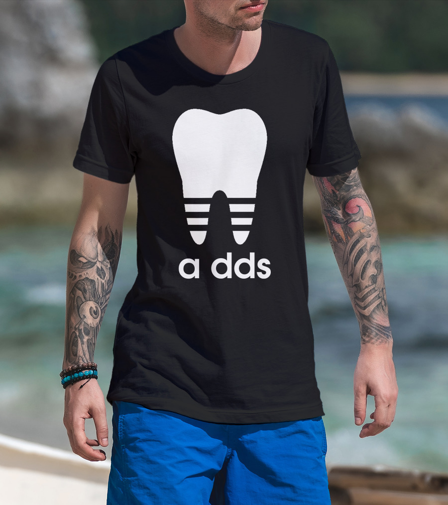 A DDS Funny Dentist Dental Student Humor Graduation Gift Tooth T-Shirt