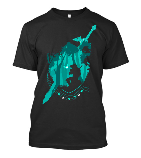 Song Of Time Forest Adventure Legend Of Zelda Link T-Shirt