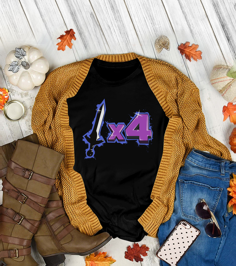 Sword x4 MISCHIEF Legend of Zelda Link T-Shirt