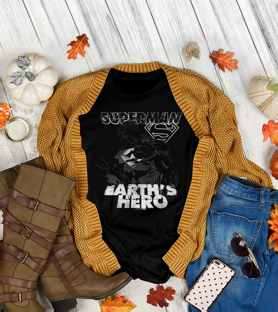 Superman Earth's Hero T-Shirt