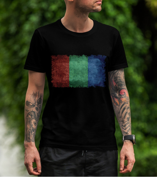 Vintage Flag Concept For Mars Exploration Enthusiasts T-Shirt