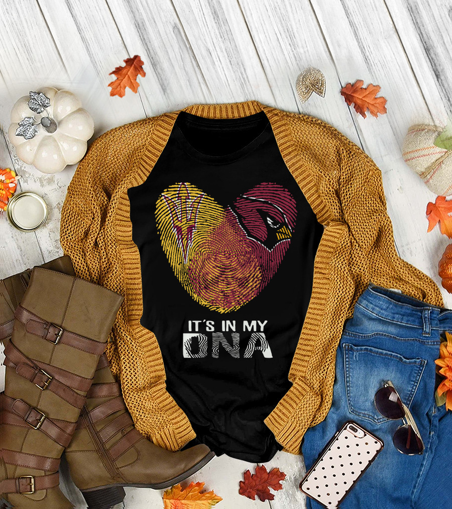 Cardinals Arizona State Sun Devils It's In My DNA T-Shirt